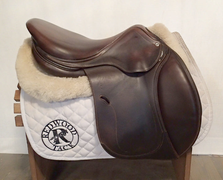 17" Antares Evolution Saddle - Full Buffalo - 2023 - 3DB Flaps - 4.75" dot to dot (999)
