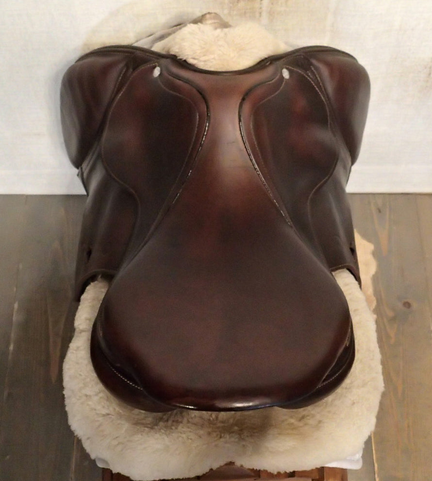 17" Antares Evolution Saddle - Full Buffalo - 2023 - 3DB Flaps - 4.75" dot to dot (999)