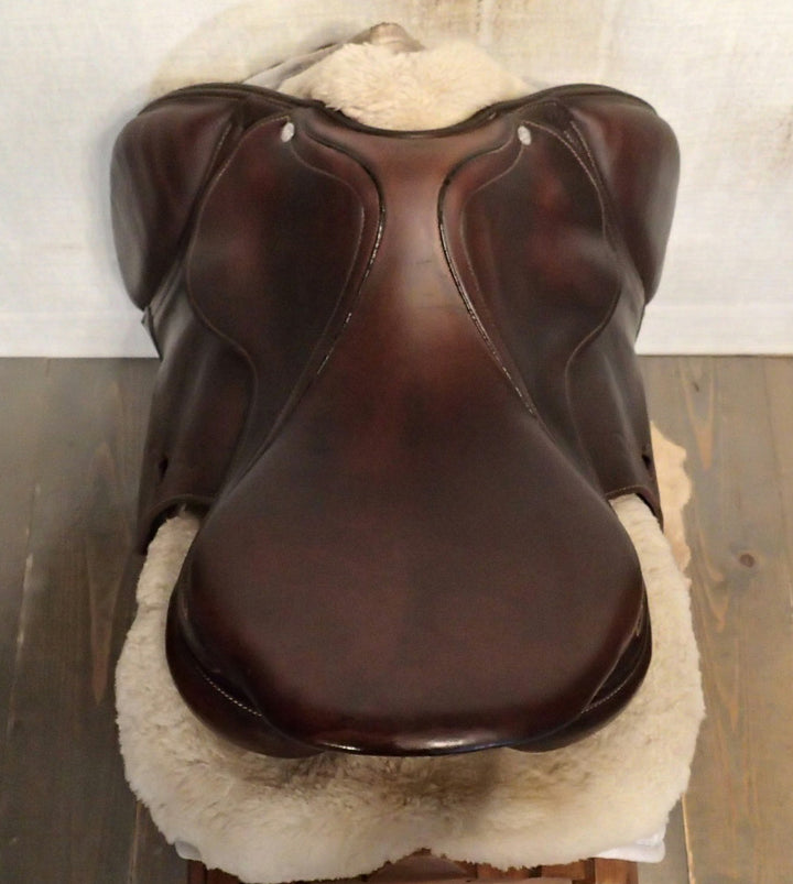 17" Antares Evolution Saddle - Full Buffalo - 2023 - 3DB Flaps - 4.75" dot to dot (999)