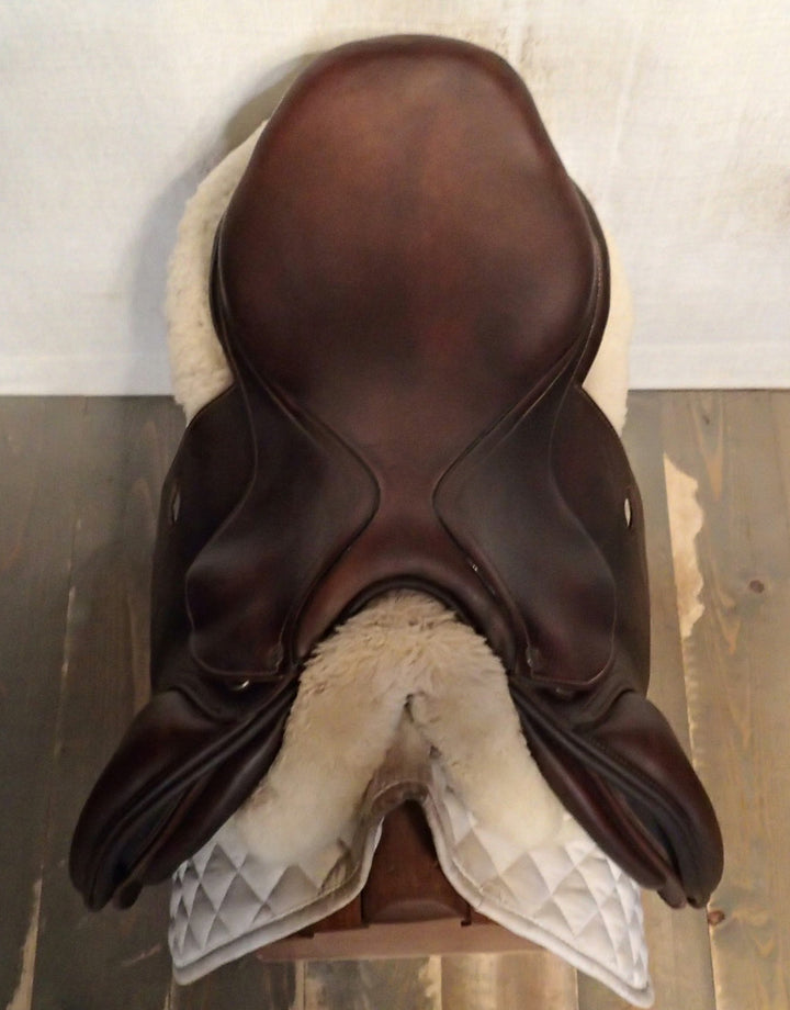 17" Antares Evolution Saddle - Full Buffalo - 2023 - 3DB Flaps - 4.75" dot to dot (999)