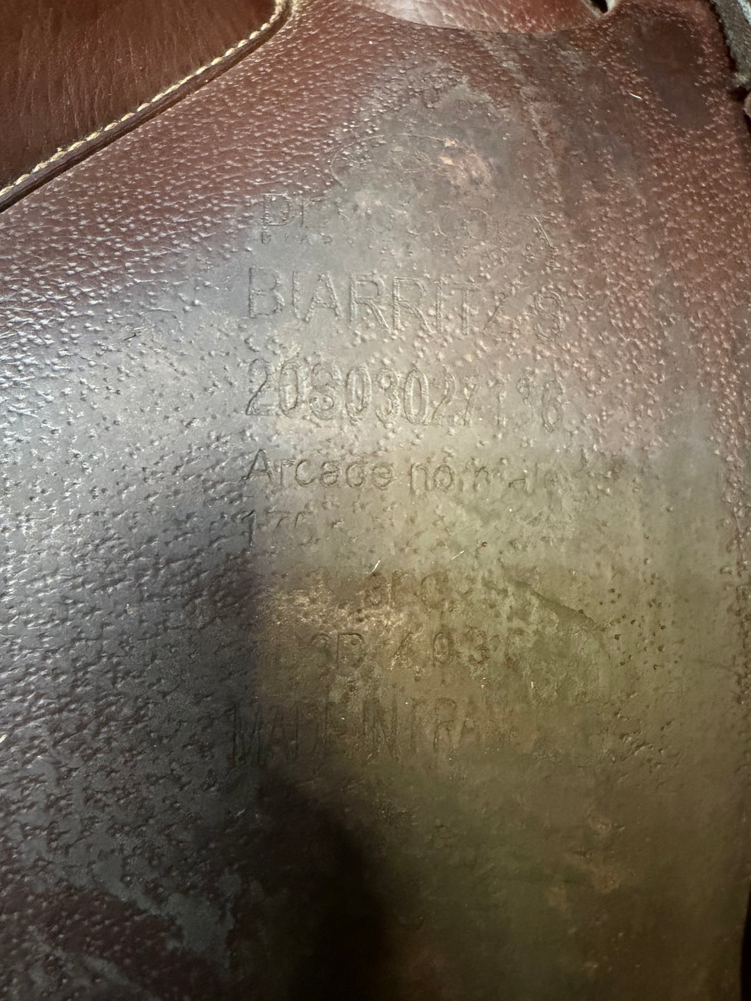 17.5" Devooucoux Biarritz S Saddle - 2020 - 3A Flaps - 5" dot to dot (108)