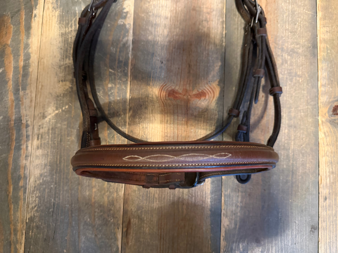Antares Fancy Stitched Anatomic Bridle - Size 2 (horse)