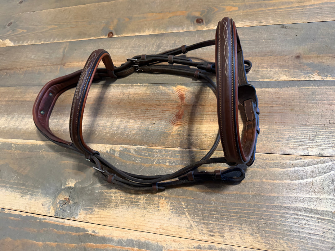 Antares Fancy Stitched Anatomic Bridle - Size 2 (horse)