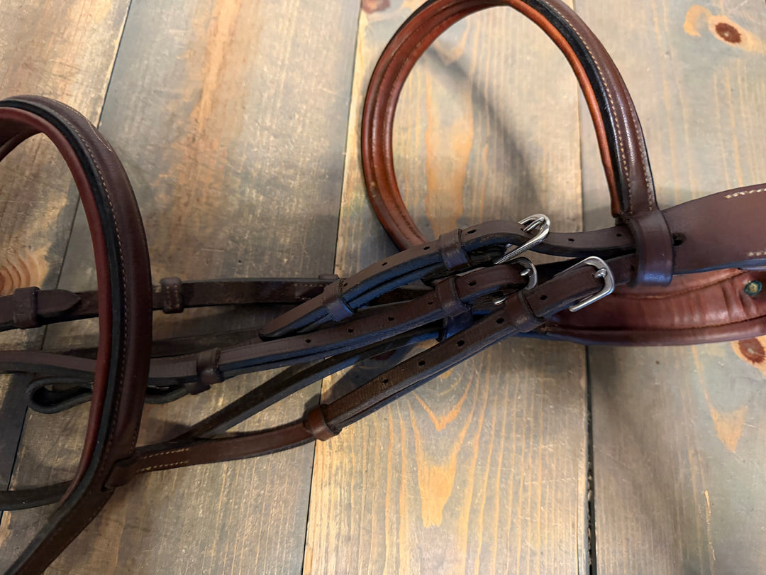 Antares Fancy Stitched Anatomic Bridle - Size 2 (horse)