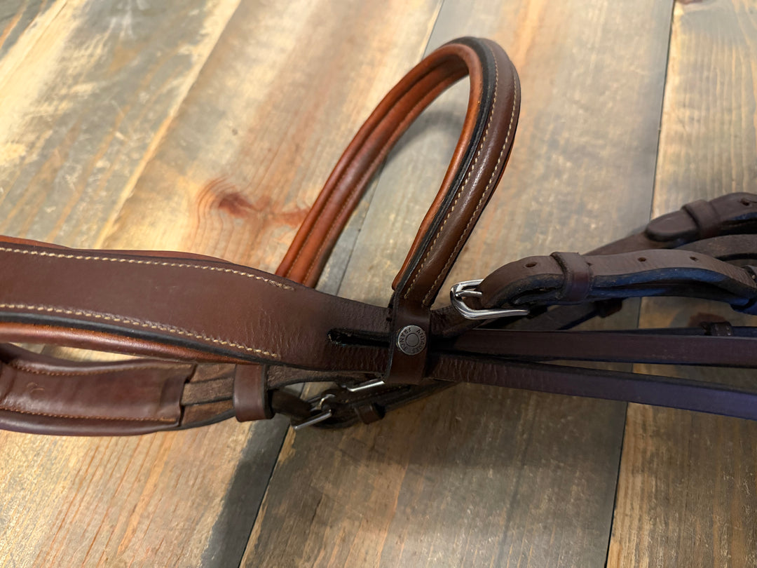Antares Fancy Stitched Anatomic Bridle - Size 2 (horse)