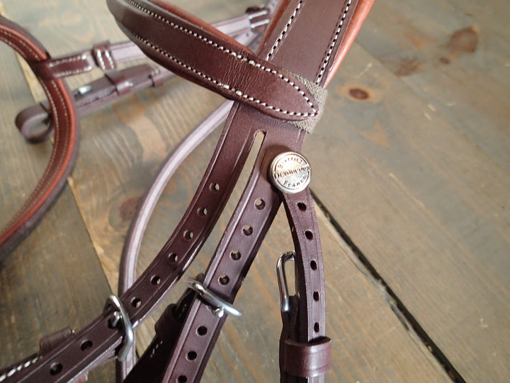 Devoucoux Chiberta Anatomic Fancy Stitched Bridle - NEW - Size 2