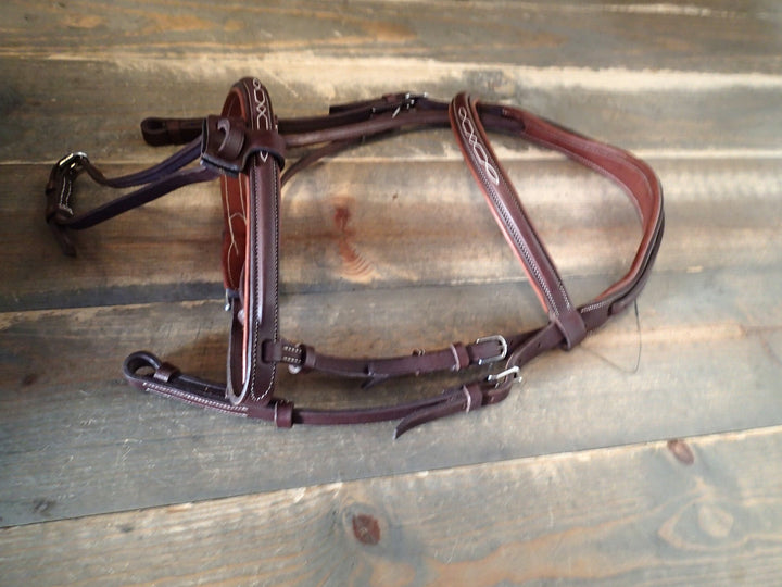 Devoucoux Fancy Stitched Hunter Bridle - NEW - S