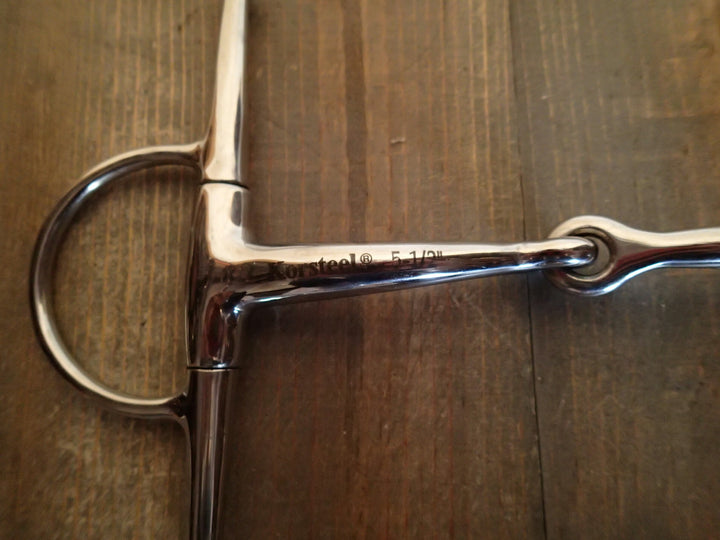 Korsteel Full Cheek Snaffle Bit - 5.5"