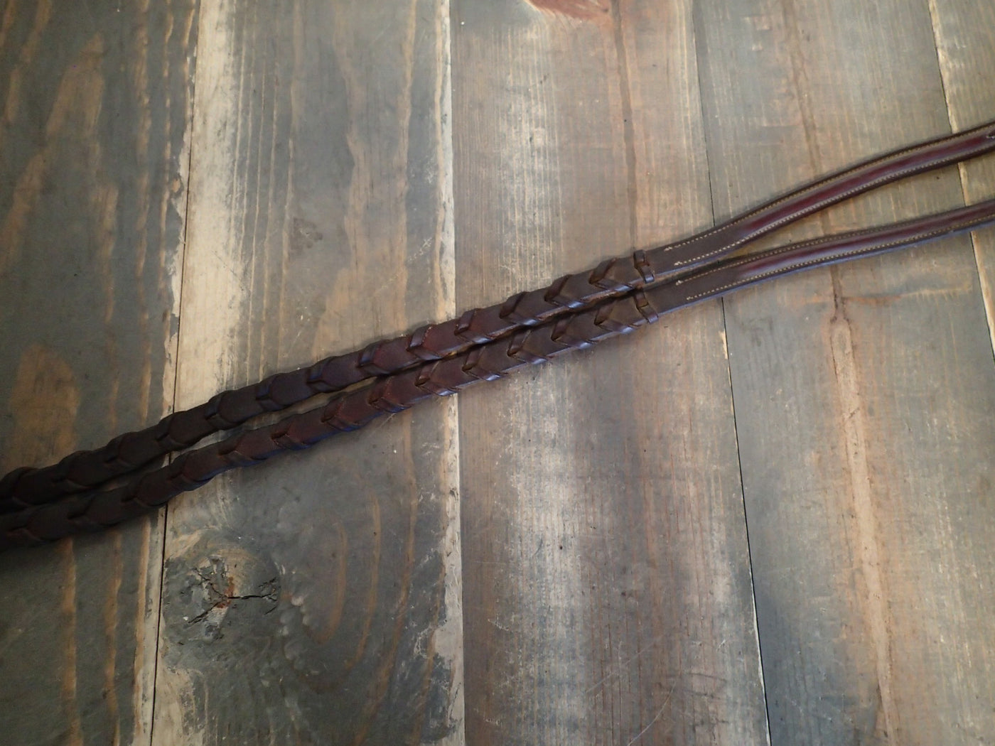 Edgewood Fancy Stitched Laced Reins - need repair