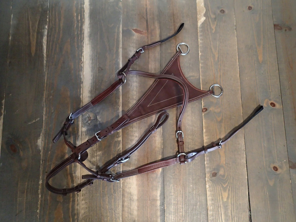 CWD Adjustable Bridge Breastplate with Bib - Size 2 – Redwood Tack