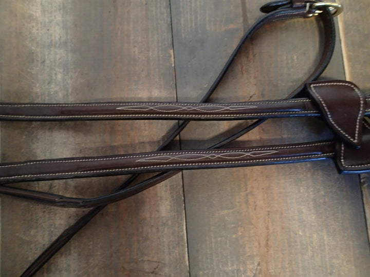 Dyon Fancy Stitched Reins - Cob Size