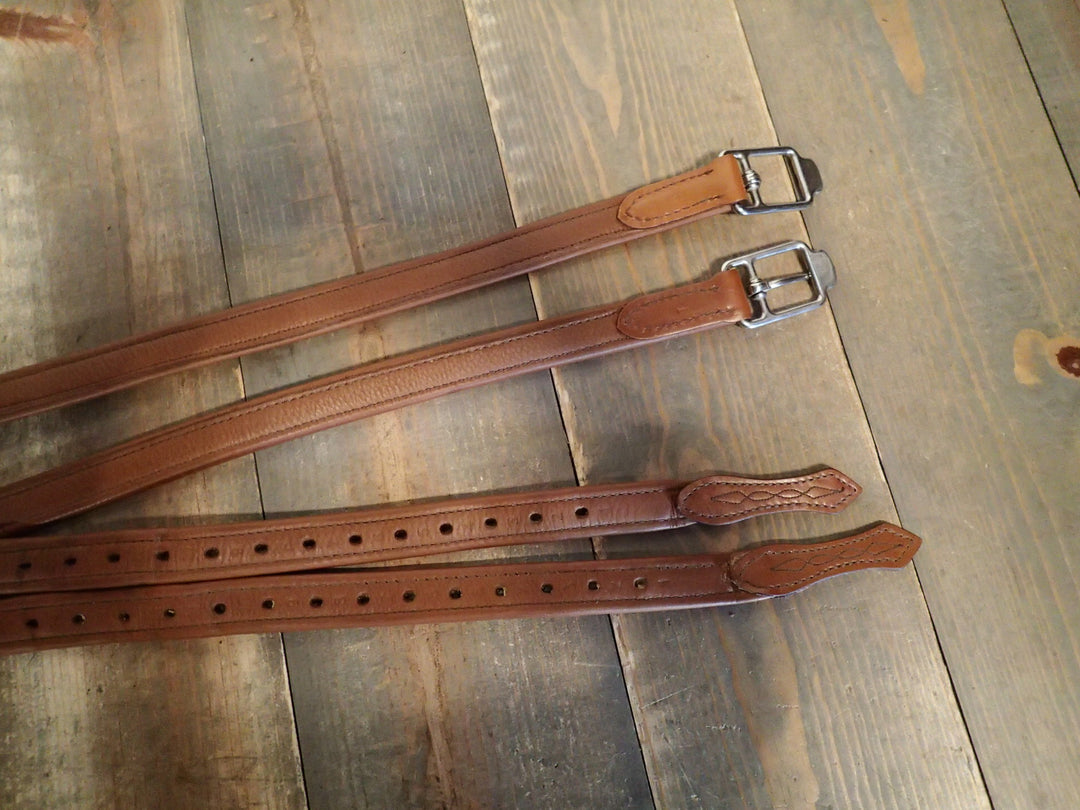 Stubben Fancy Stitched Stirrup Leathers - 52"
