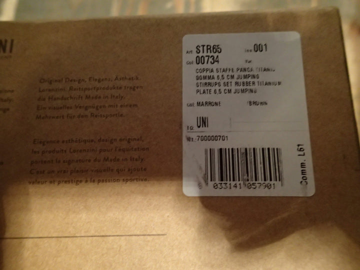Lorenzini Aluminum Stirrup Irons