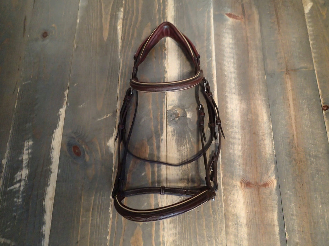 CWD Fancy Stitched Anatomic Monocrown Bridle - Size 3