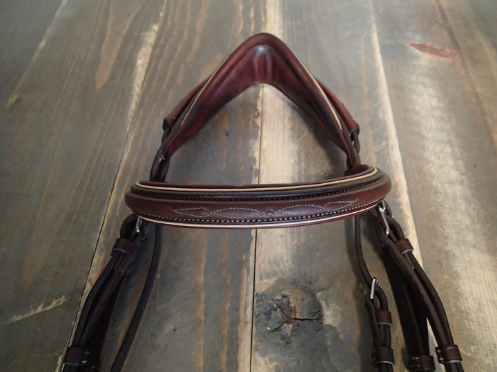 CWD Fancy Stitched Anatomic Monocrown Bridle - Size 3
