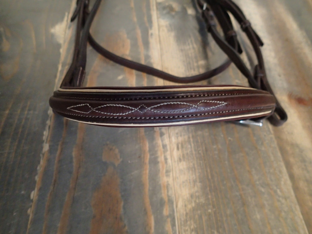 CWD Fancy Stitched Anatomic Monocrown Bridle - Size 3