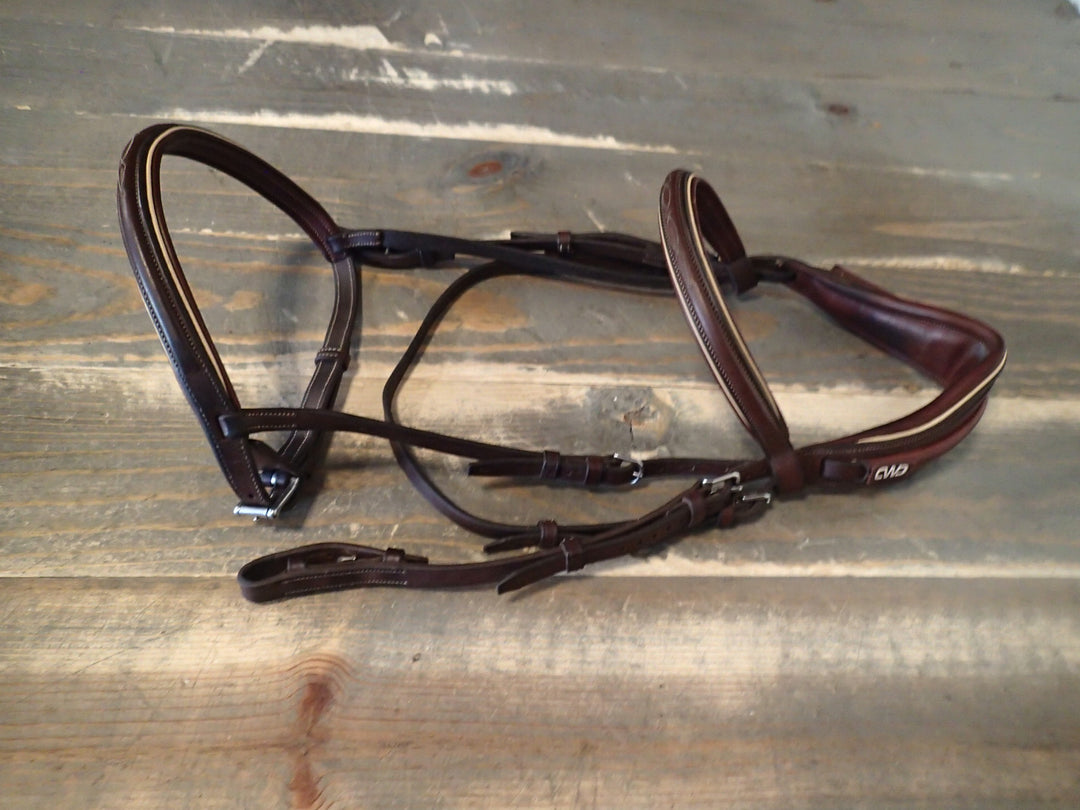 CWD Fancy Stitched Anatomic Monocrown Bridle - Size 3