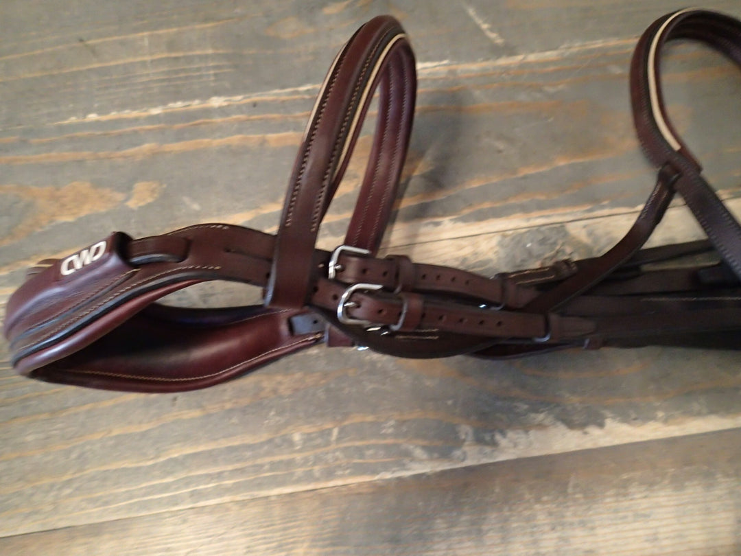 CWD Fancy Stitched Anatomic Monocrown Bridle - Size 3