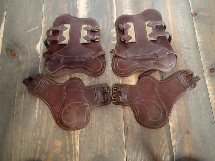 Pessoa Leather Equitation Boots Front and Rear Set - Size 2