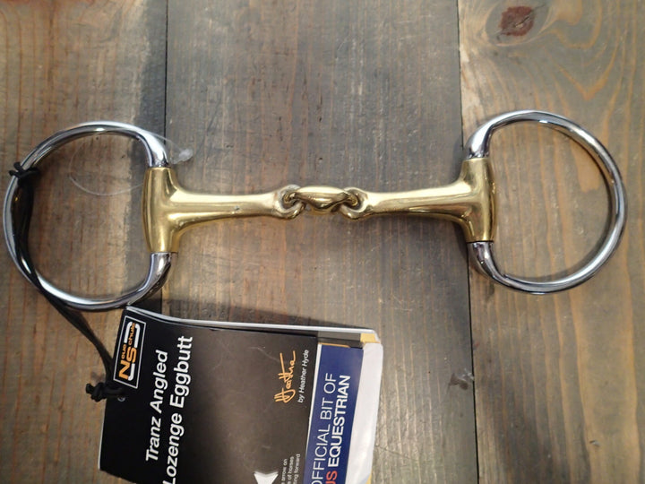 Neue Schule Trans Angled Lozenge Eggbutt Bit - 5"