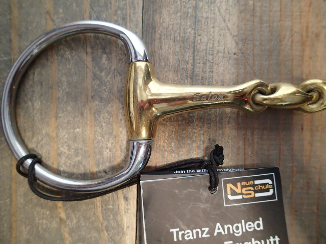 Neue Schule Trans Angled Lozenge Eggbutt Bit - 5"