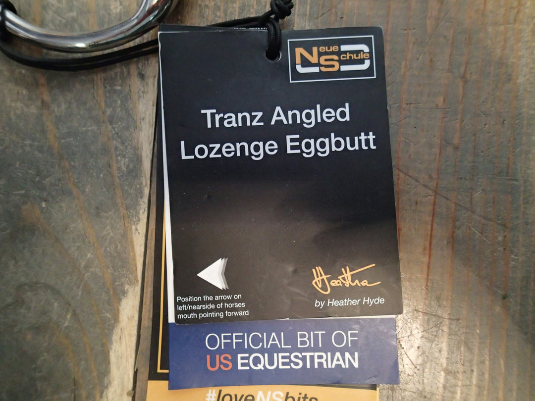 Neue Schule Trans Angled Lozenge Eggbutt Bit - 5"