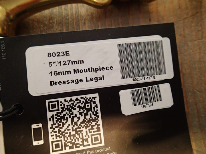Neue Schule Trans Angled Lozenge Eggbutt Bit - 5"