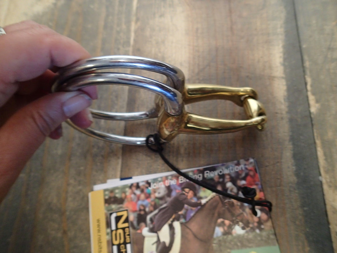 Neue Schule Trans Angled Lozenge Eggbutt Bit - 5"