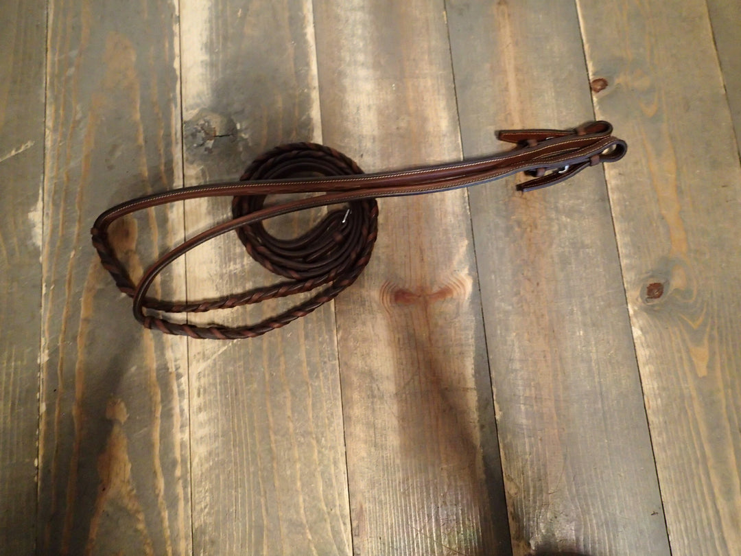 Antares Fancy Stitched Laced Reins - NEW - Size 2 (horse)