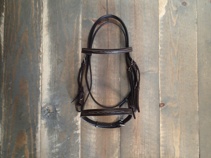 Jimmy's 21st Century Fancy Stitched Raised Pony Bridle and Reins